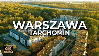 Tarchomin z lotu ptaka  Warszawa  Białołęka Jesień 2022  LECE W MIASTO™ 4k [upl. by Nitsraek908]