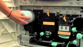 Changing Toner on Xerox 51355150 amp 57 series [upl. by Hofmann]