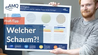 Diese 4 TopperSchäume solltest du kennen Komfortschaum Viscoschaum Gelschaum und Latex  AMQ [upl. by Modnar]