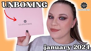 GLOSSYBOX JANUARY 2024 SPOILERS 😱  AD  makeupwithalixkate [upl. by Eneladgam950]