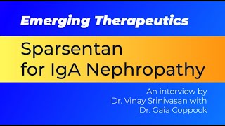 Emerging Therapeutics IgA Nephropathy [upl. by Eimerej]