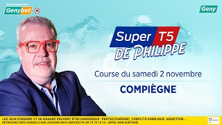 LE PRONO DU SUPER TOP 5 R1C6  02112024  A COMPIÈGNE [upl. by Ajnot]