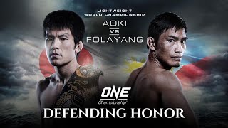 ONE Championship DEFENDING HONOR  Event Replay [upl. by Aedni875]