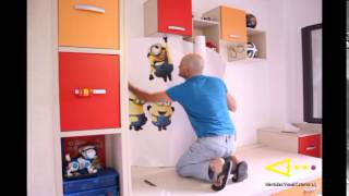 Decoración con vinilo de una habitación infantil personalizada [upl. by Curtis453]