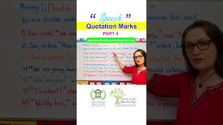 Using Speech Marks  Punctuating Direct Speech  EasyTeaching english writing punctuation speech [upl. by Kirima]