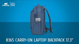 RIVACASE 8365 carryon Laptop backpack 173quot [upl. by Zobias568]