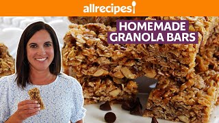 How to Make Homemade Granola Bars  Get Cookin’  Allrecipes [upl. by Cordelia304]