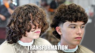 SUPERCUTZS GONE BAD TRANSFORMATION HAIRCUT TUTORIAL MULLET MID TAPER [upl. by Ybbob]