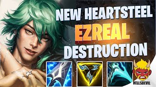 WILD RIFT  NEW HEARTSTEEL EZREAL ABSOLUTE DESTRUCTION  Challenger Ezreal Gameplay  Guide amp Build [upl. by Onivla]