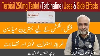 Terbinafine Terbisil Tablet Uses In Urdu  Terbinafine Tablets ip 250 mg uses in hindi  Terbisil [upl. by Noslen402]