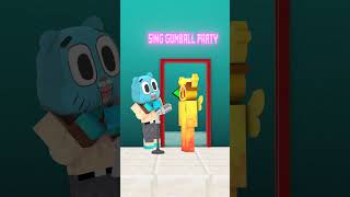 When Lucy Simian disguised as Darwin to take part in Gumballs party and the ending 😂 [upl. by Dinin]