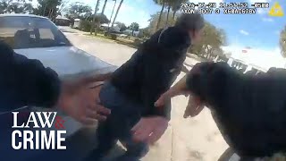 Bodycam Violent Sex Offender Attempts to Flee Cops to Avoid Arrest [upl. by Riocard566]