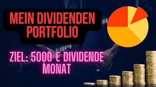 Mein Dividenden Depot 2024 Ziel 5000 € Dividende pro Monat 🚀📈 finanziellefreiheit dividende etf [upl. by Avah]