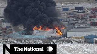 Fire at Iqaluits largest grocery store raises food supply questions [upl. by Amak]