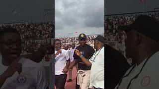 Kanu Nwankwo in the house for Rangers vs Enyimba derby [upl. by Kirstin]