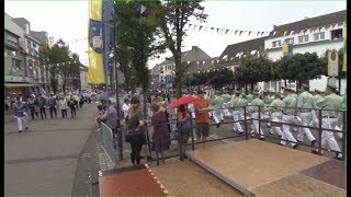 Schützenfest in Jüchen 2018 Sammeln der Corps [upl. by Annid]