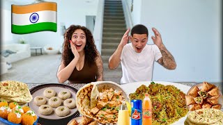 WE TRIED INDIAN FOOD FOR THE FIRST TIME [upl. by Criswell]