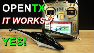 Esky 300 V2 Open TX Setup  Programming Steps Binding Flight Test also works on Blades 150FX [upl. by Amilah518]