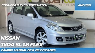 NISSAN TIIDA SL 18 FLEX CÂMBIO MANUAL 2012 VENDIDO [upl. by Tapes]