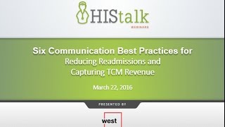 Six Communication Best Practices for Reducing Readmissions and Capturing TCM Revenue [upl. by Anaig]