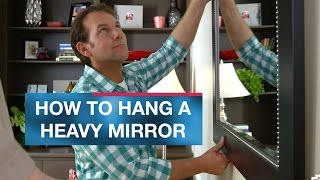 How to Hang a Heavy Mirror or Picture [upl. by Ayak697]