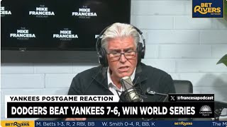 Nightmarish 5th Inning Dooms Yankees in World Series Game 5  Mike Francesa Instant Reaction [upl. by Netram]