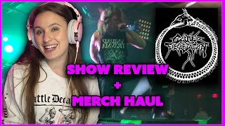 Cattle Decapitation amp Immolation⎮Live Show Review  Merch Haul [upl. by Edieh265]