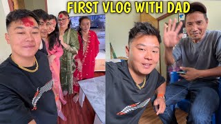 ⁠​DASHAIN VLOG WITH DAD❤️  FIRST VLOG WITH DAD  ​⁠rajkumarthapamagar32 [upl. by Halueb599]