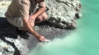 Ijen Acid Lake and Sulfur flows [upl. by Madox479]