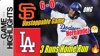 Hernandez 3 Runs Home Run Unstoppable Game 🔥 [upl. by Denae]