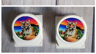 How to sublimation cosmetic mirrors amp magnet clips disc [upl. by Burdett]