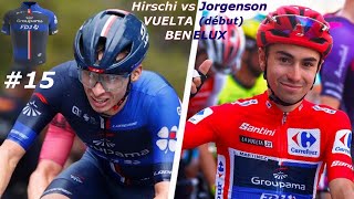 GROUPAMAFDJ ép15 sur PCM 23  Hirschi ou Jorgenson  Début de VUELTA tour du BENELUX [upl. by Cown]