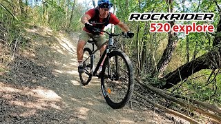 559€ NUOVA ROCKRIDER 520 EXPLORE TEST E RECENSIONE [upl. by Arhsub]