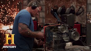 Forged in Fire Fitting Blade Handles and Lanyards Season 5 Episode 2  History [upl. by Aleta74]