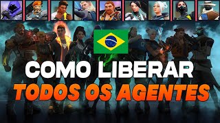 Como Liberar Todos os Agentes do Valorant 2024 [upl. by Droflim8]