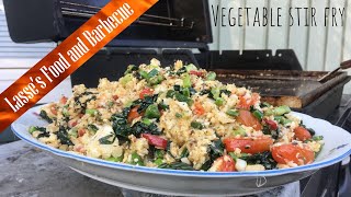 Keto  Vegetable stir fry  as a meal or as a side  cauliflower rice stir fry [upl. by Oby251]