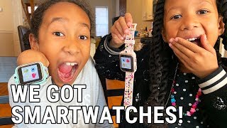 WHAT IS A KIDS SMARTWATCH Sean and Ella Try Out the iTouch Playzoom [upl. by Andras]