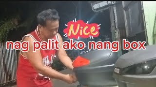 nabili kung murang box para sakin scooter [upl. by Roberson]