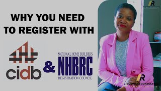 NHBRC AND CIDB Registrations [upl. by Tterrab]