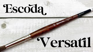 Escoda Versàtil  Brush Review Ep 4 [upl. by Arlinda]