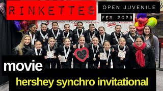 Full Video of the RINKETTES Synchronize Skating team at HERSHEY 2023 Performance FIRST PLACE [upl. by Ahsaelat]