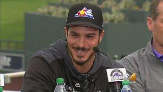 Colorado Rockies Announce Contract Extension With Nolan Arenado [upl. by Kantor943]