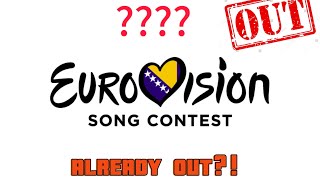 Eurovision 2025 update Bosnia 🇧🇦 already out [upl. by Olatha]