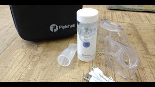 Pipishell Inhalator  Test und 360 Grad Video  UltraschallVernebler [upl. by Valoniah]