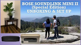 Bose Soundlink Mini II Special Edition Unboxing amp Set Up [upl. by Aisenet184]