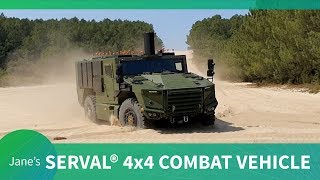 IAV 2020 Texelis involvement in new Nexter Serval® 4x4 combat vehicle [upl. by Asimaj]