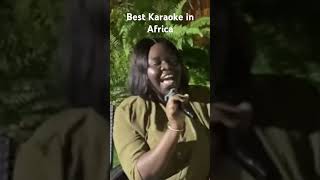 Best Karaoke ever 😀karaoke singing black beautiful smile africa [upl. by Ire]