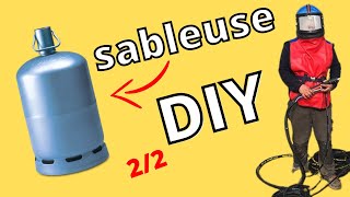 💨partie 2 fabrication sableuse artisanale DIY Sandblaster 📢📢 [upl. by Harrie]