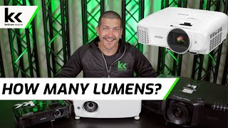 How Many Lumens Does My Projector Need [upl. by Atter]