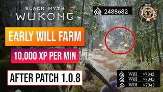 Black Myth Wukong XP Farm  Sparks Farm amp Will Farm In Chapter 1 After Patch 108  Early Game [upl. by Gelya]